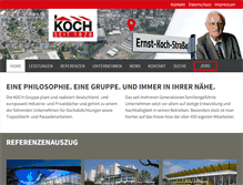 Tablet Screenshot of koch-dach.de